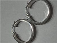 Orecchini Domar Donna Cerchi argento 925 lisci in Argento ORAR-472-280 - ORAR-472-280